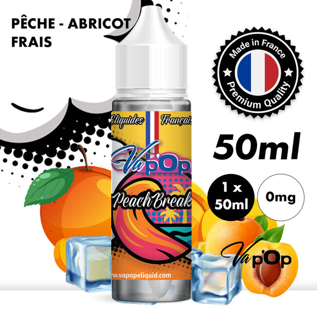 ELIQUIDE FRAN&Ccedil;AIS ABRICOT FRAIS VAPOP 0MG 50ML