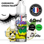 1 x 60ml booster nicotine 3mg/ml CITROYA ELIQUIDE SAVEUR CHERIMOYA CITRON ICE ELIQUIDES FRANÇAIS VAPOP-1