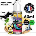 1 x 60ml booster nicotine CHILL PEAR ELIQUIDE SAVEUR POIRE NASHI JAPONAISE FRAICHE ELIQUIDES FRUITS FRAIS FRANÇAIS VAPOP